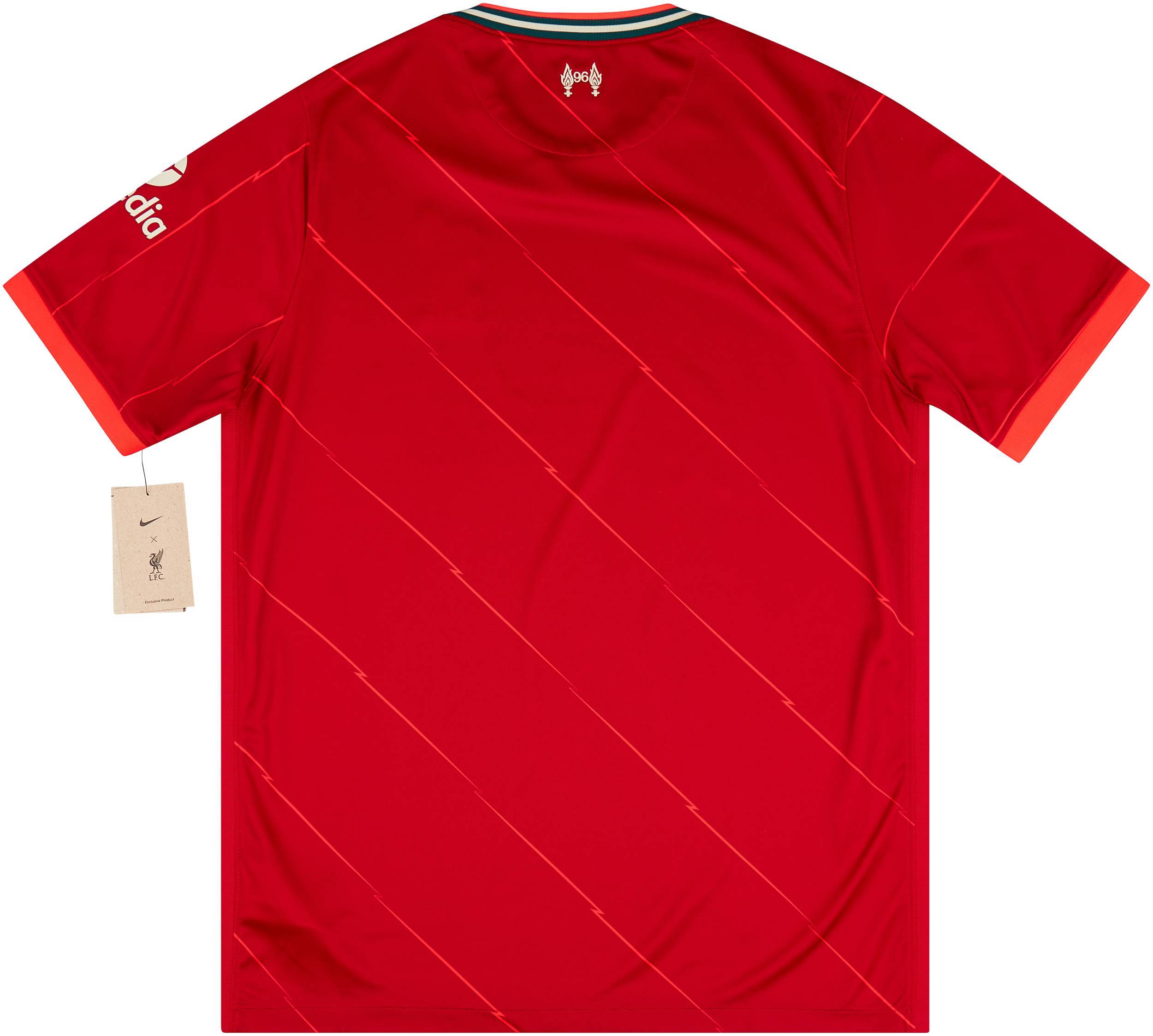 Liverpool Retro Football Jersey Home Custom Shirt 2021/22 - Image 2