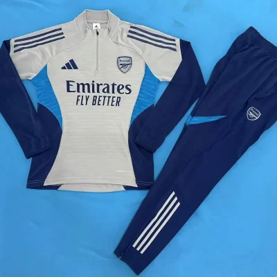 Arsenal  Training Kit (Sweatshirt+Pants) Grey 2025/26 - Player Version