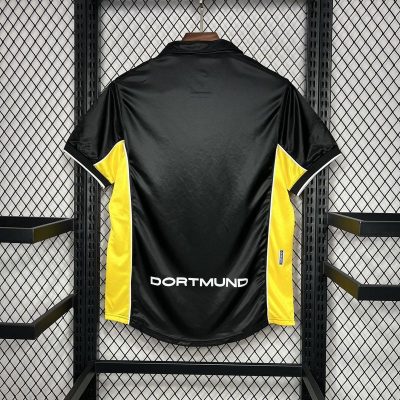 Alternative view of Borussia Dortmund Retro Jersey Away Soccer Shirt 1998-2000