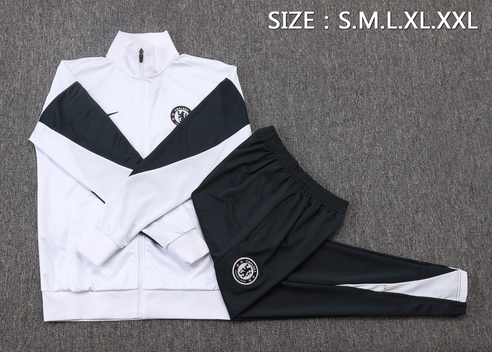 Chelsea Training Kit (Jacket+Pants) White 2025/26 - Image 5