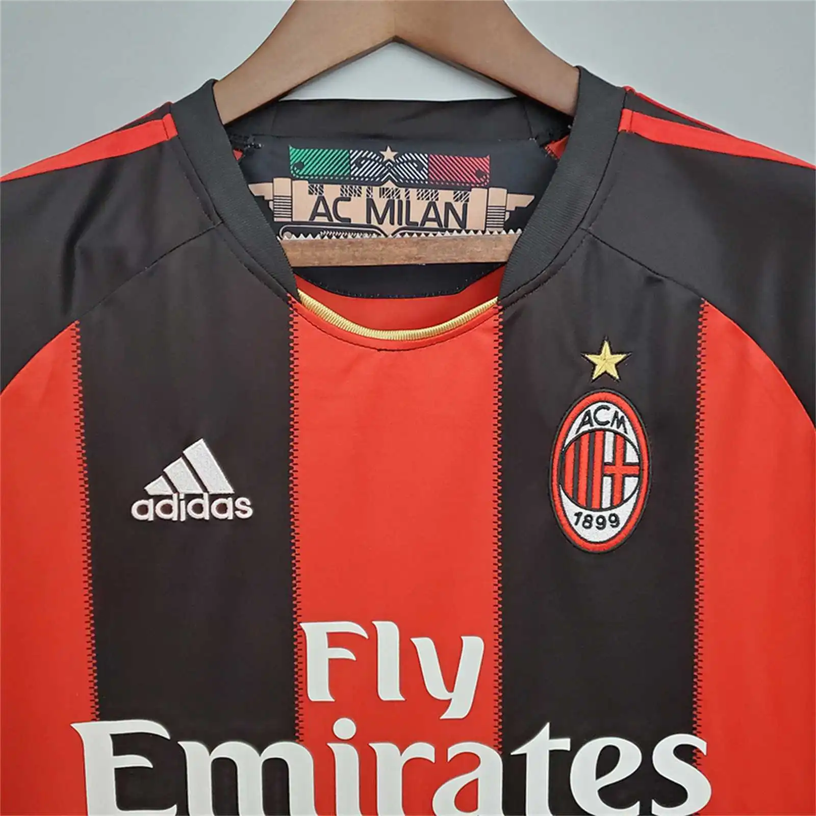 AC Milan Retro Soccer Jersey Home Custom Shirt 2010/11 - Image 4