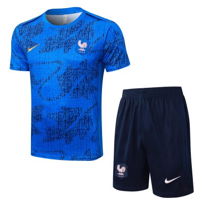 France Training Jersey Kit Blue 2025