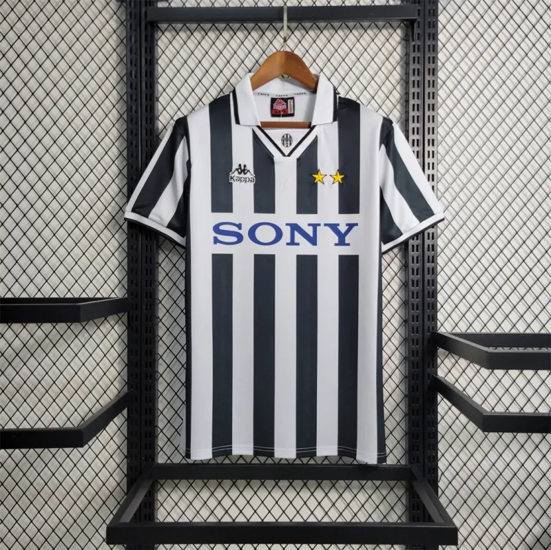 Zidane 21# Juventus Retro Soccer Jersey Home Shirt 1995-97 - Image 2
