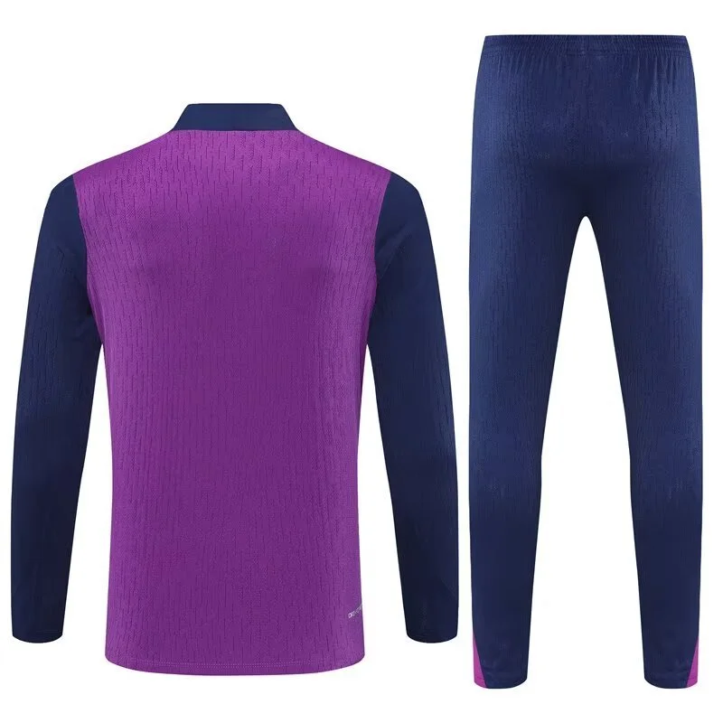 Barcelona Training Kit (Sweatshirt+Pants) Purple 2025/26 - Player Version - Image 2