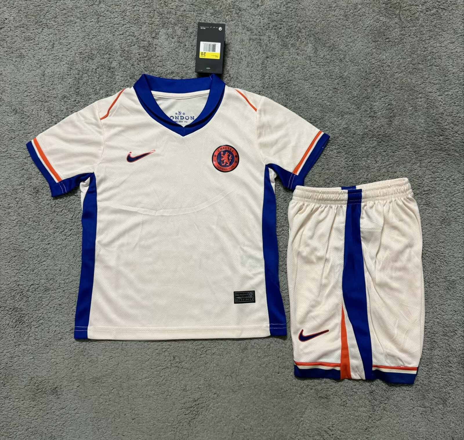 Chelsea Football Jersey Away Kids Kit Jersey+Shorts 2024/25