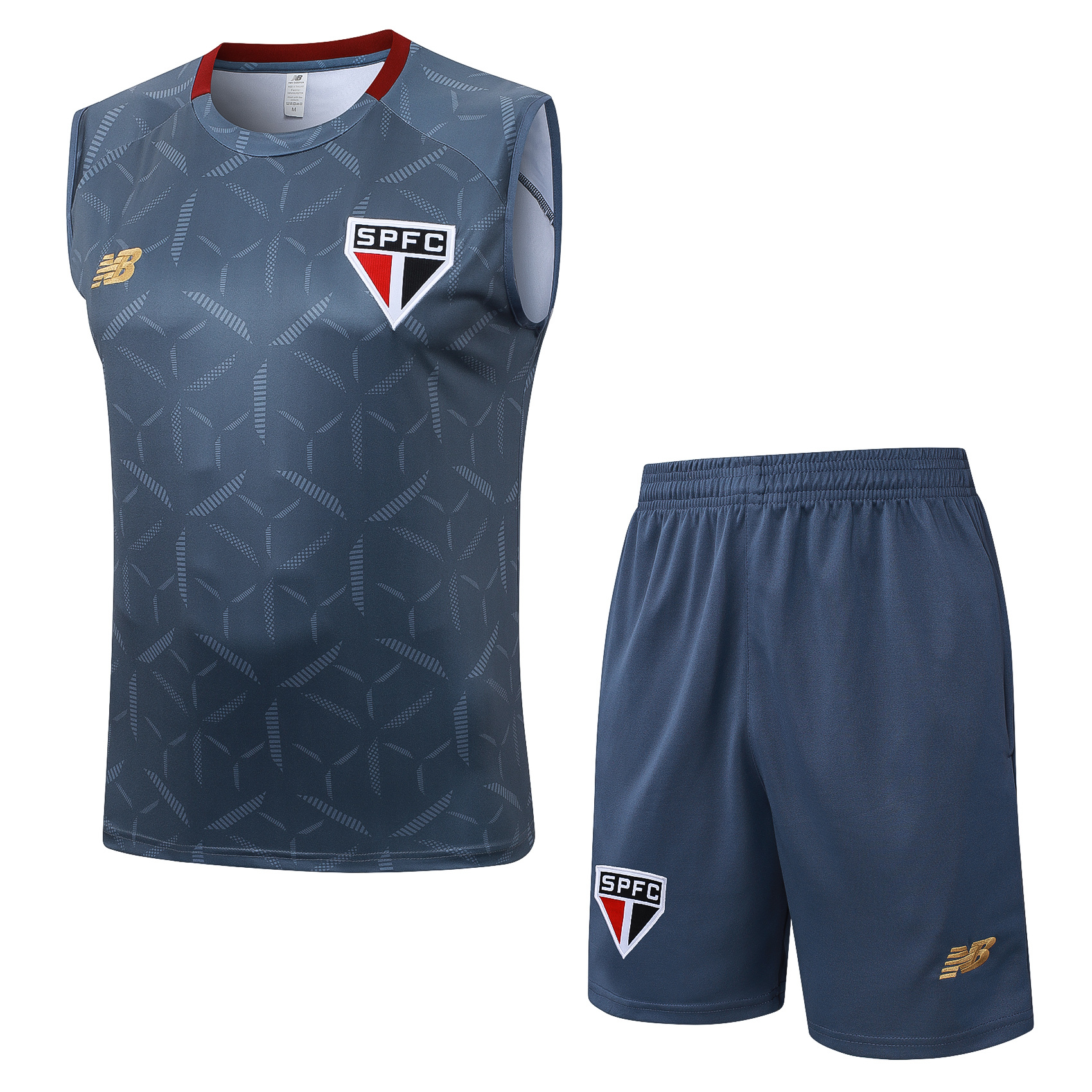 Sao Paulo FC Sleeveless Training Kit Gray 2025
