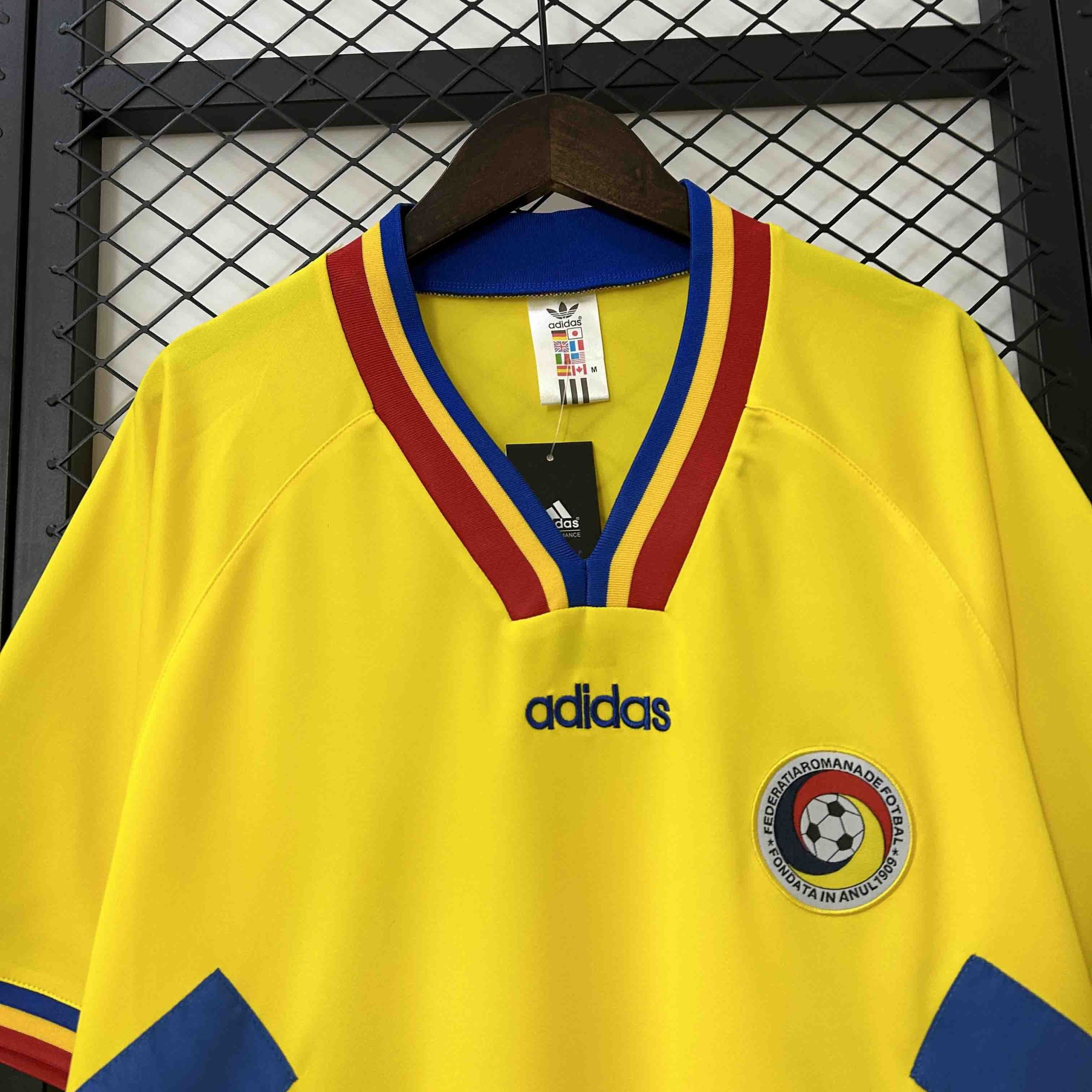 Romania Soccer Jersey Home Retro Jersey 1994 - Image 6