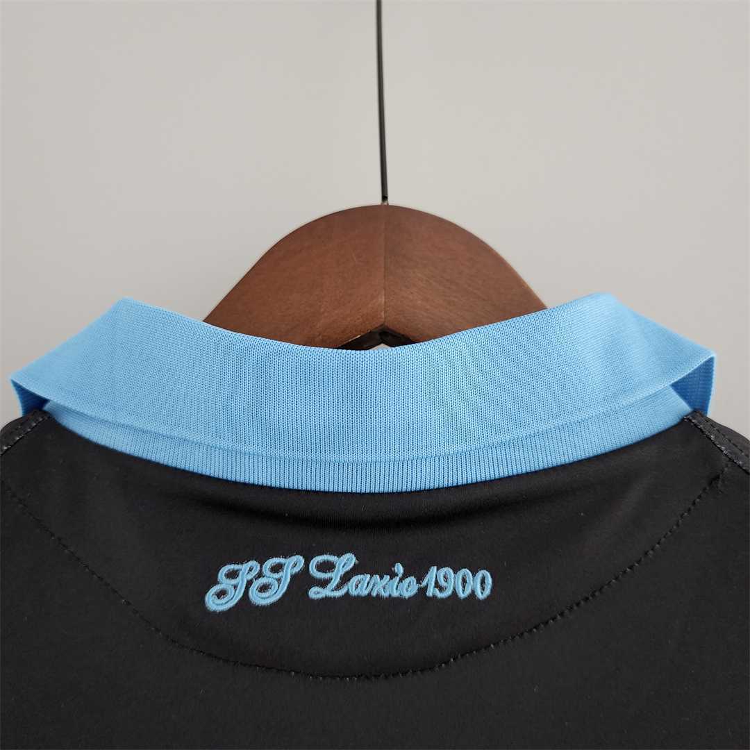 Lazio Retro Soccer Jersey Away Eagle Shirts Macron 115th Anniversary 2015/16 - Image 6