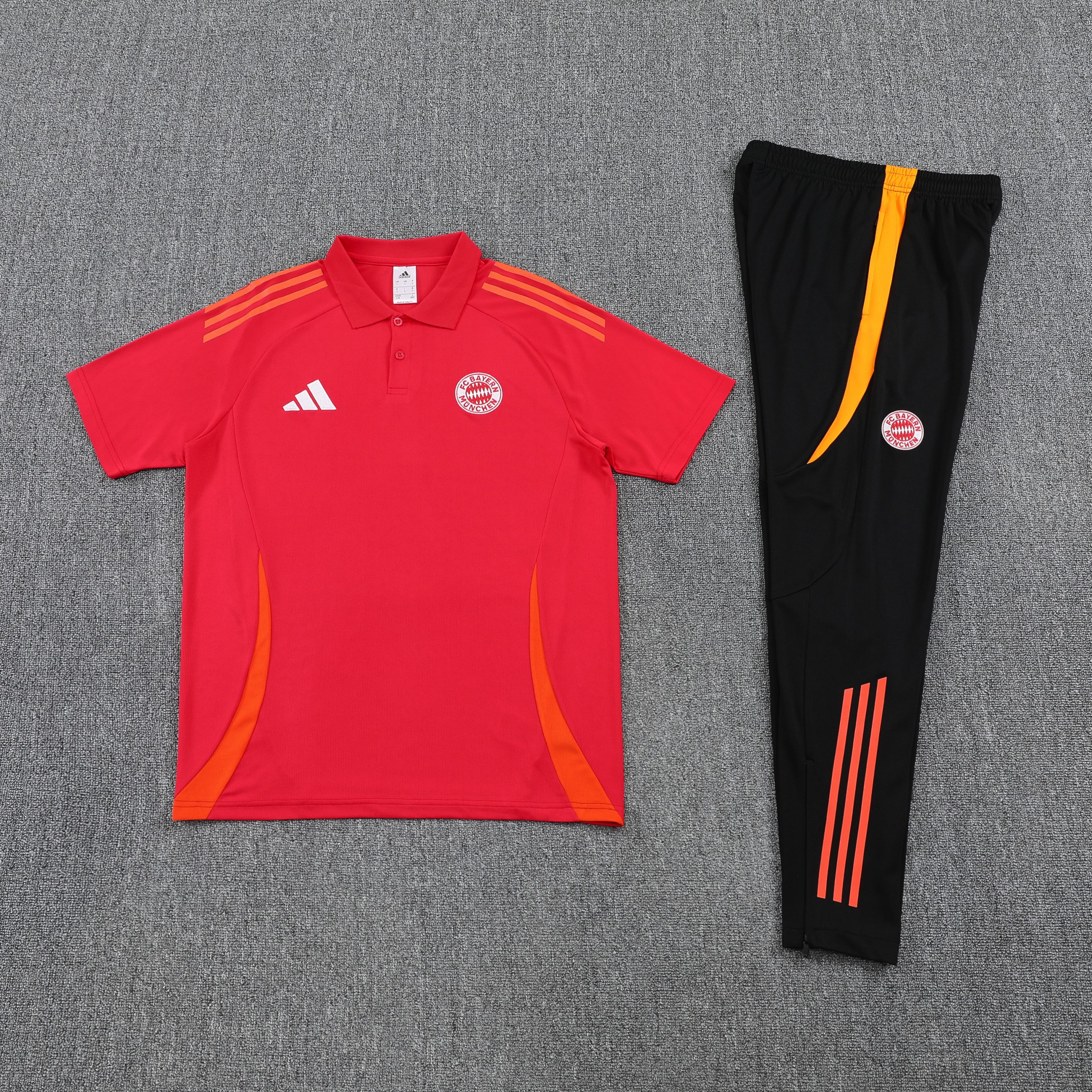 Bayern Munich Training Kit (Polo+Pants) Red 2025/26 - Image 5