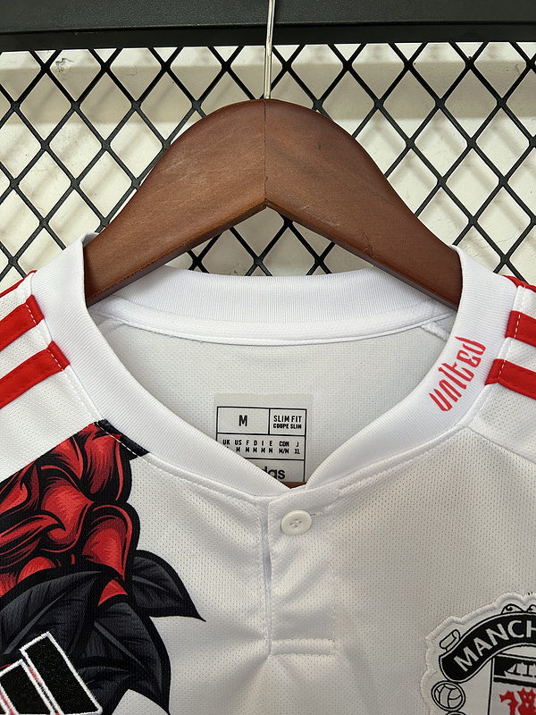 Manchester United Red & White Special Edition Football Jersey Shirt 2025/26 - Image 6