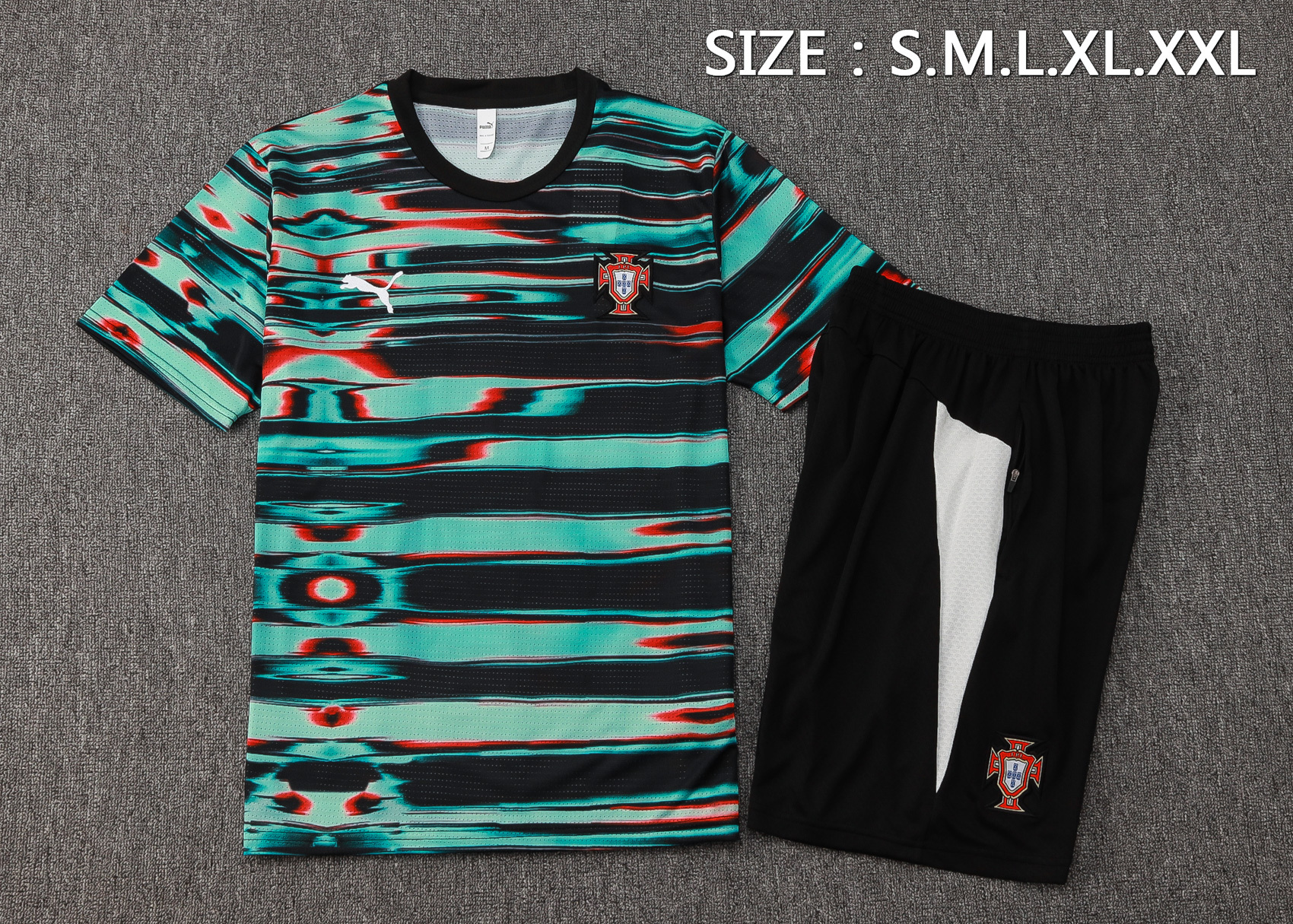 Portugal Training Jersey Kit Green 2025 - Image 2