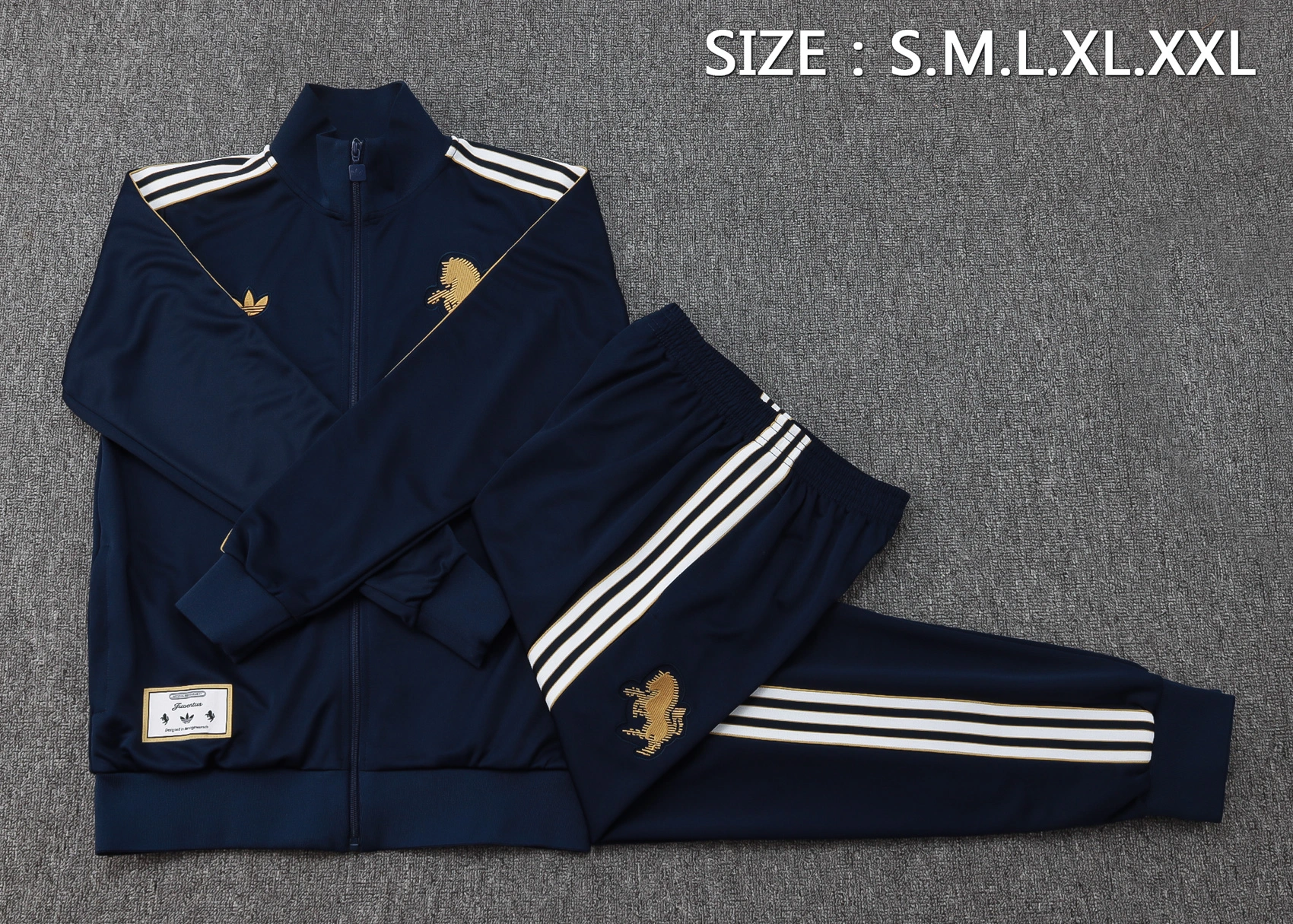 Juventus Training Kit (Jacket+Pants) Cyan 2025/26 - Image 4