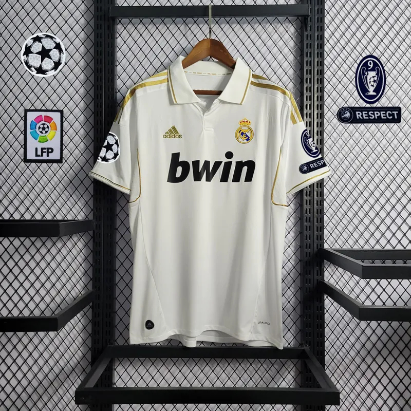 Real Madrid Retro Jersey Home Soccer Custom Shirt 2011/12