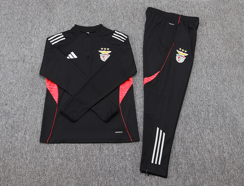 Benfica Training Kit (Sweatshirt+Pants) Black 2025/26 - Image 2