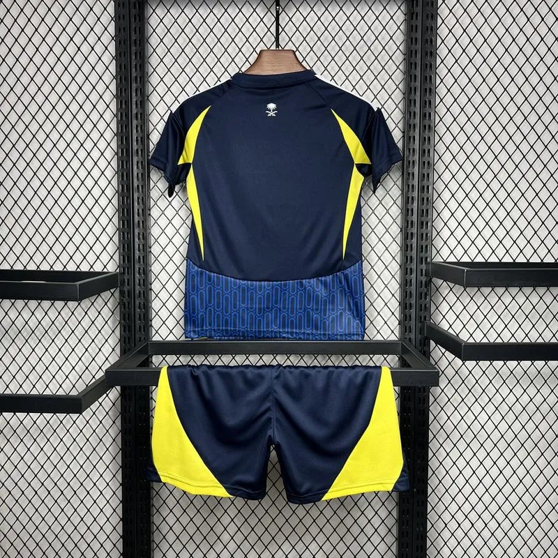 Al Nassr Soccer Jersey Away Kids Kit Jersey+Shorts 2024/25 - Image 2