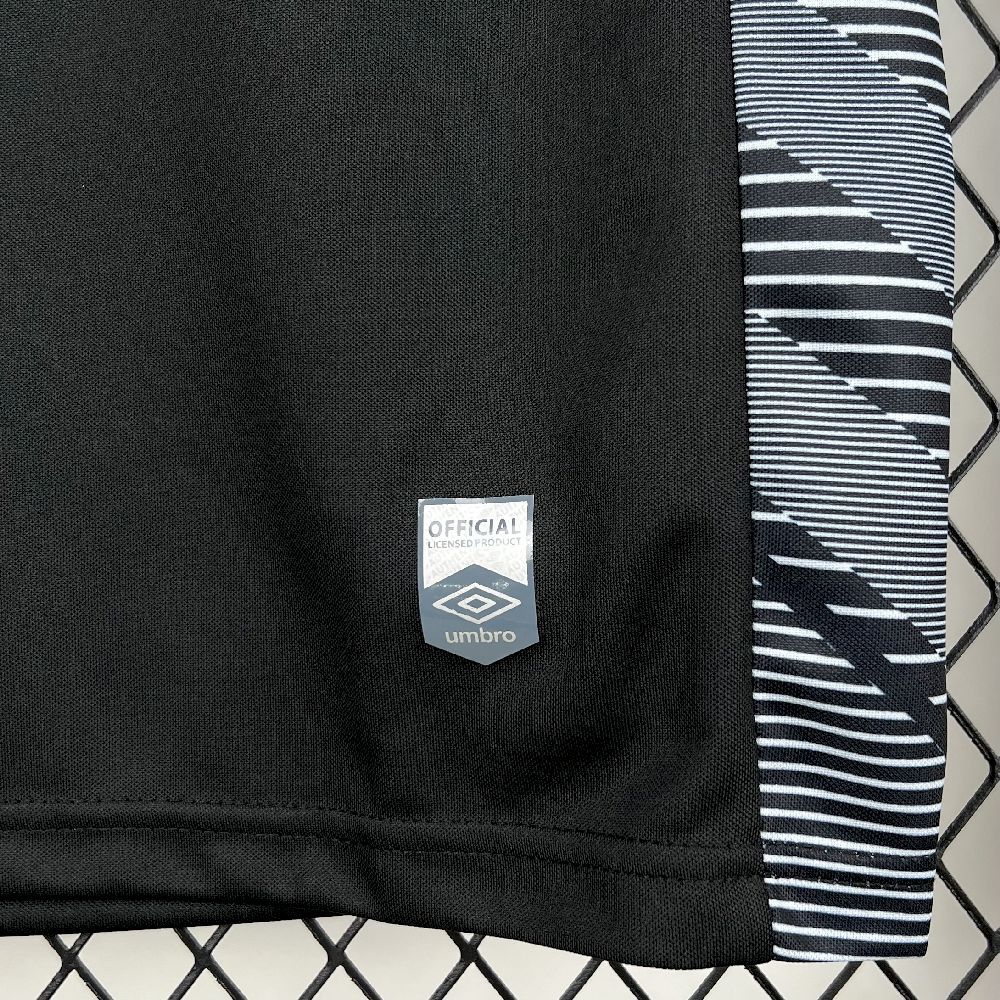 Santos FC Soccer Jersey Black Goalkeeper Custom Shirt 2025 - Image 4