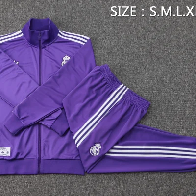 Alternative view of Real Madrid Training Kit (Jacket+Pants) Purple 2025/26