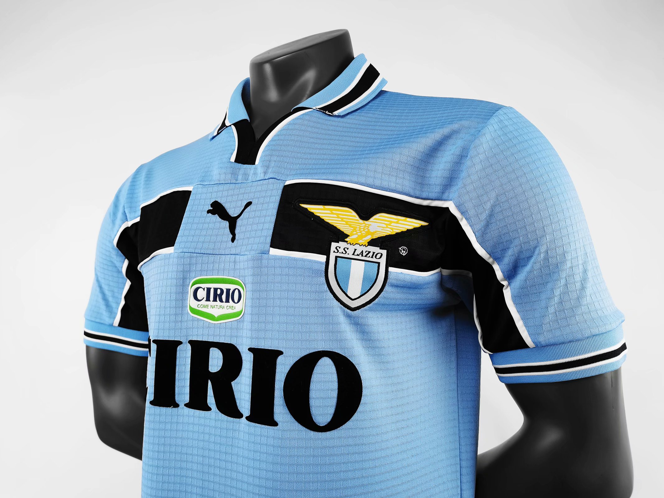 Lazio Retro Soccer Jersey Home Custom Shirt 1998/99 - Image 5