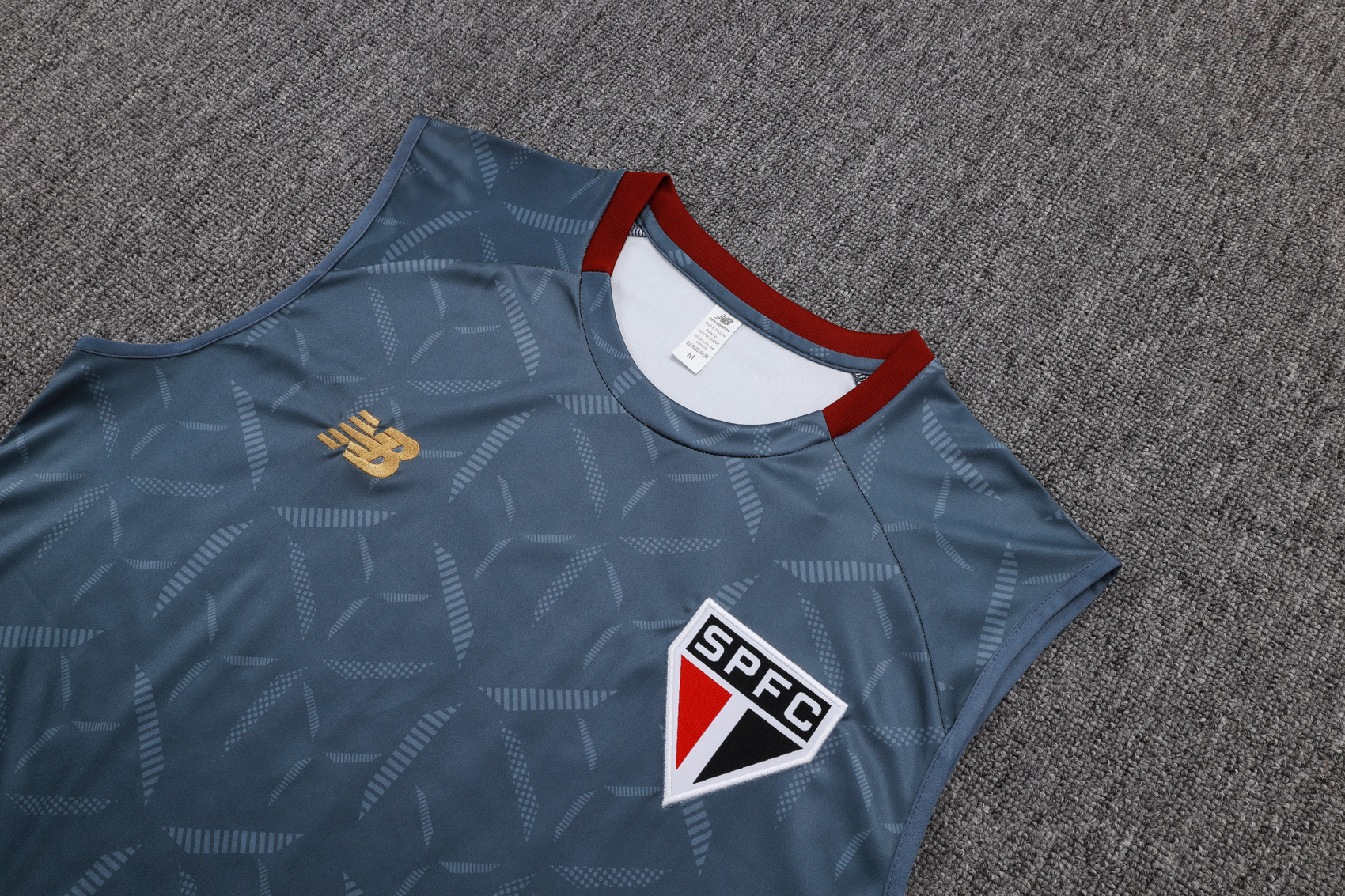 Sao Paulo FC Sleeveless Training Kit Gray 2025 - Image 3