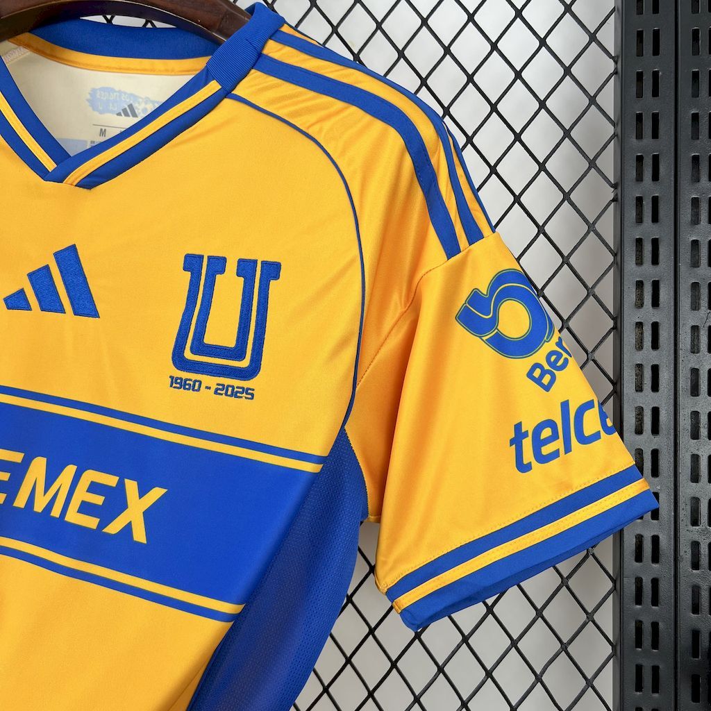 Tigres UANL Soccer Jersey Home Custom Shirt 2025/26 - Image 5